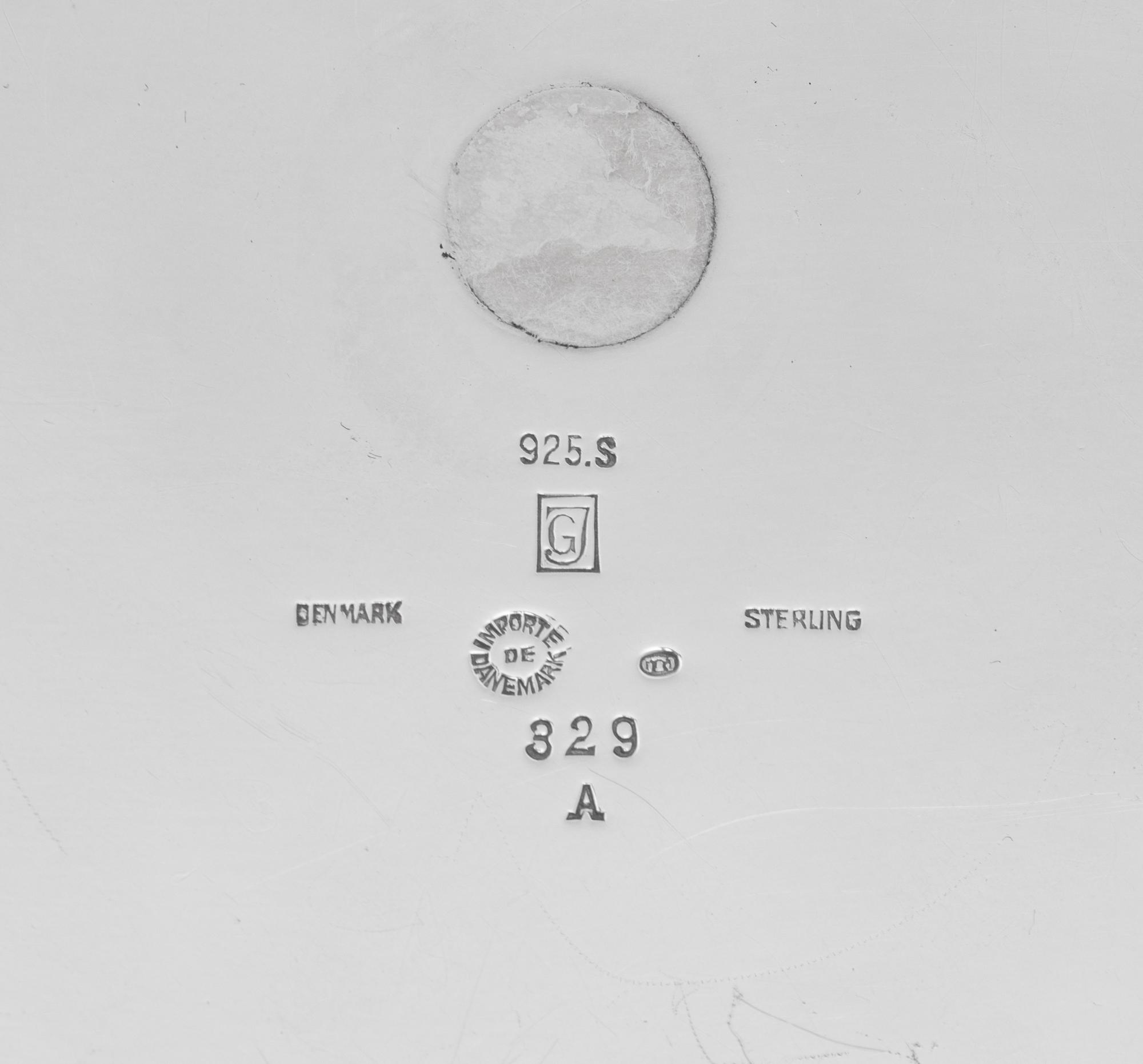 A Johan Rohde Designed Georg Jensen Silver Table Casket