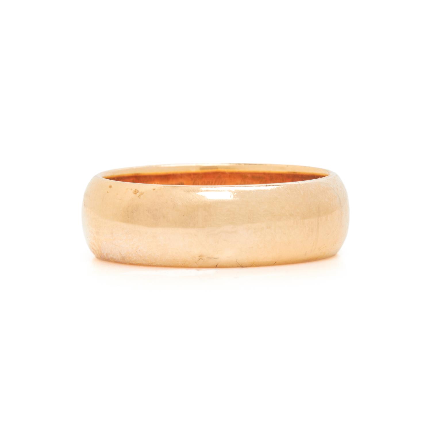 TIFFANY & CO., YELLOW GOLD BAND