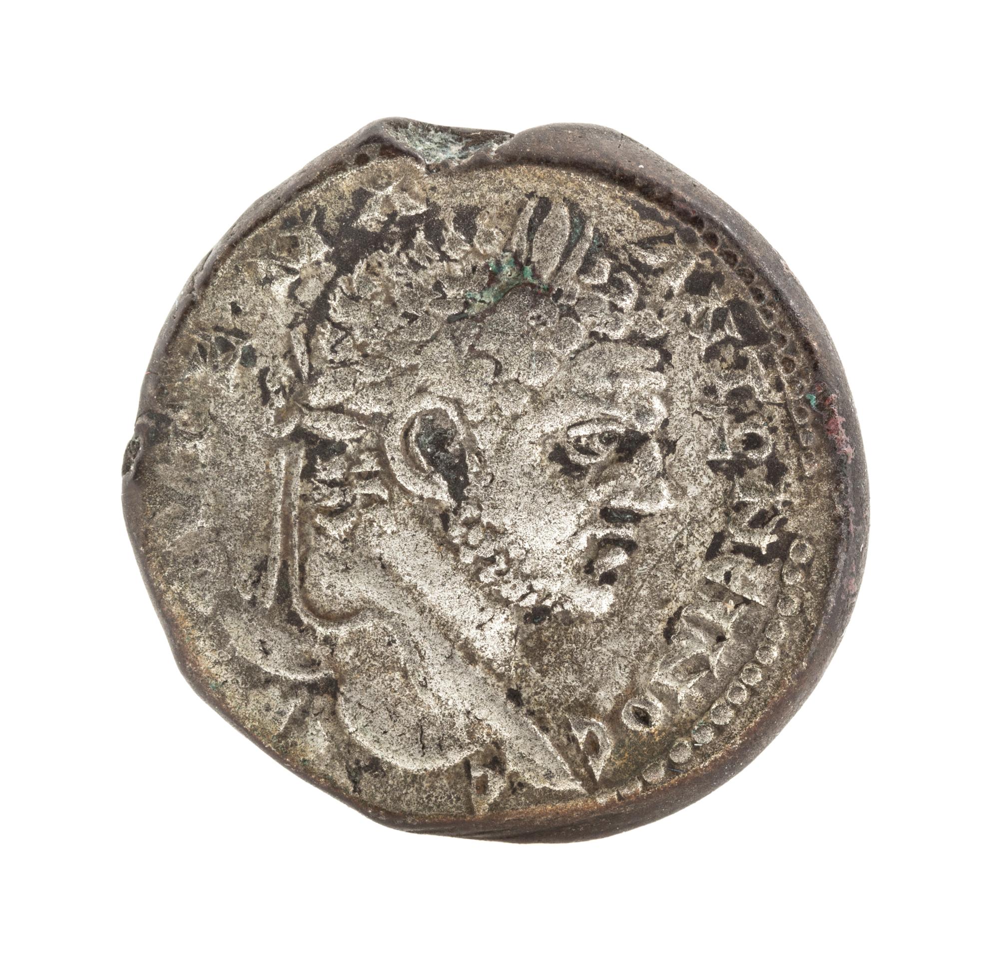 Roman Empire, Greece (198-217 CE), Silver Tetradrachm — Silver Tetradrachm