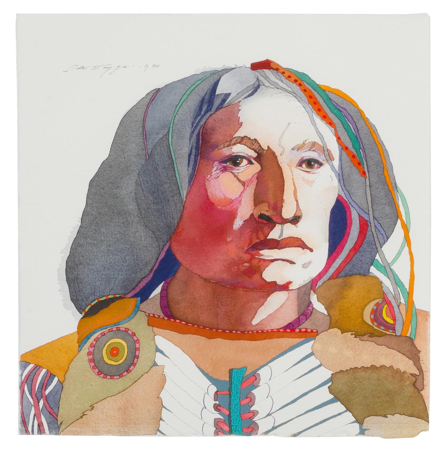 Sari Staggs 12 x 12 inches — (American, b. 1941)