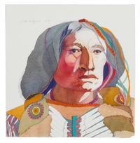 Sari Staggs 12 x 12 inches — (American, b. 1941)