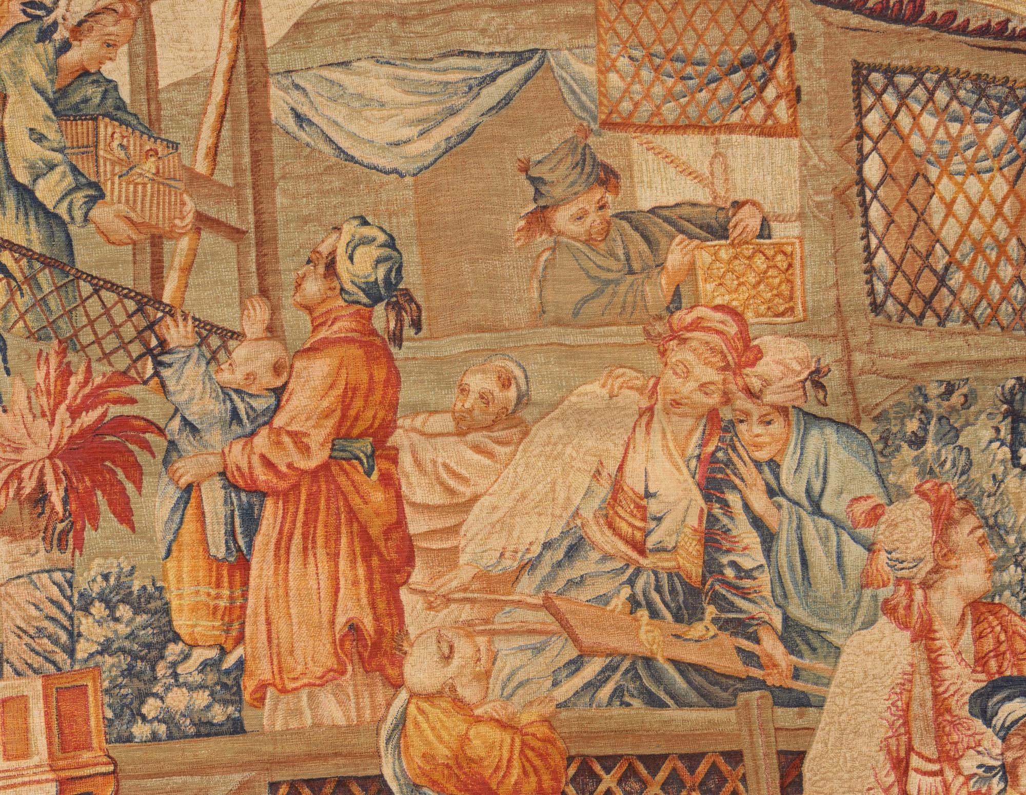 A Pair of French Tapestry Panels