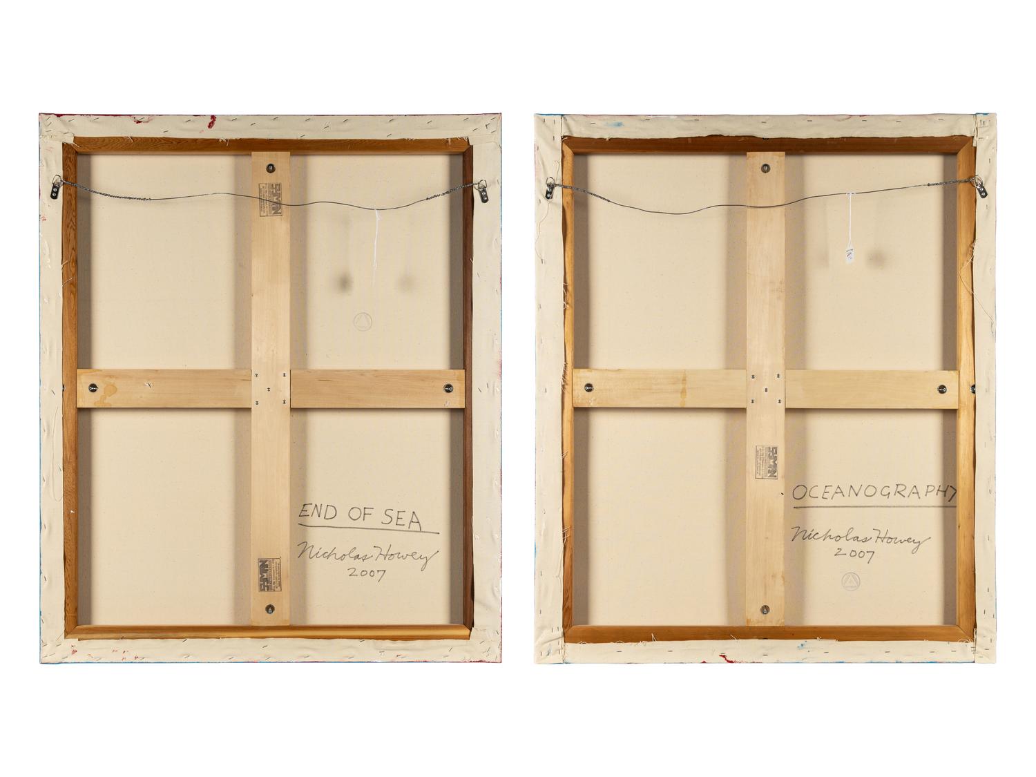 End of Sea and Oceanography (A Pair of Paintings), 2007