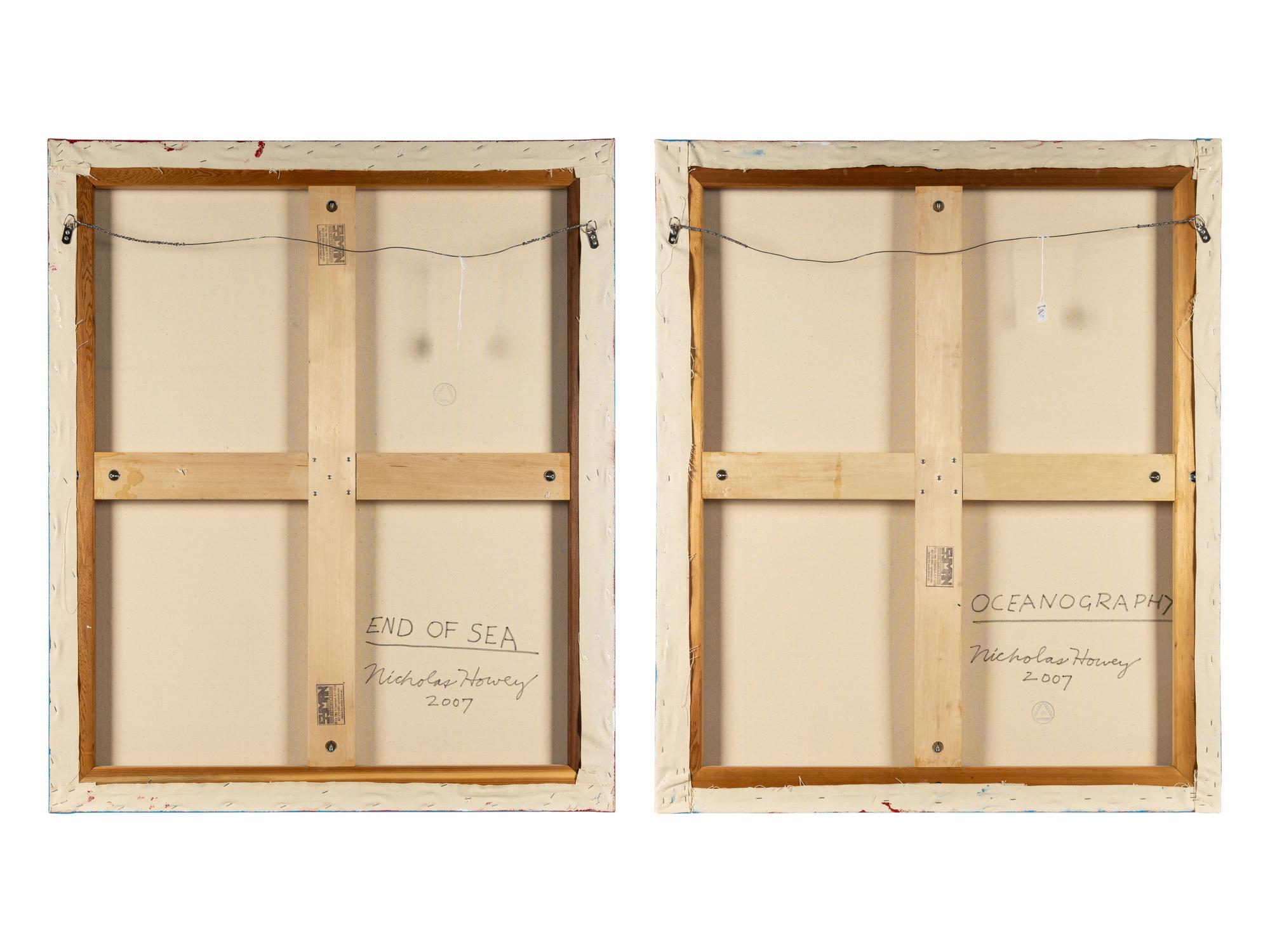 End of Sea and Oceanography (A Pair of Paintings), 2007