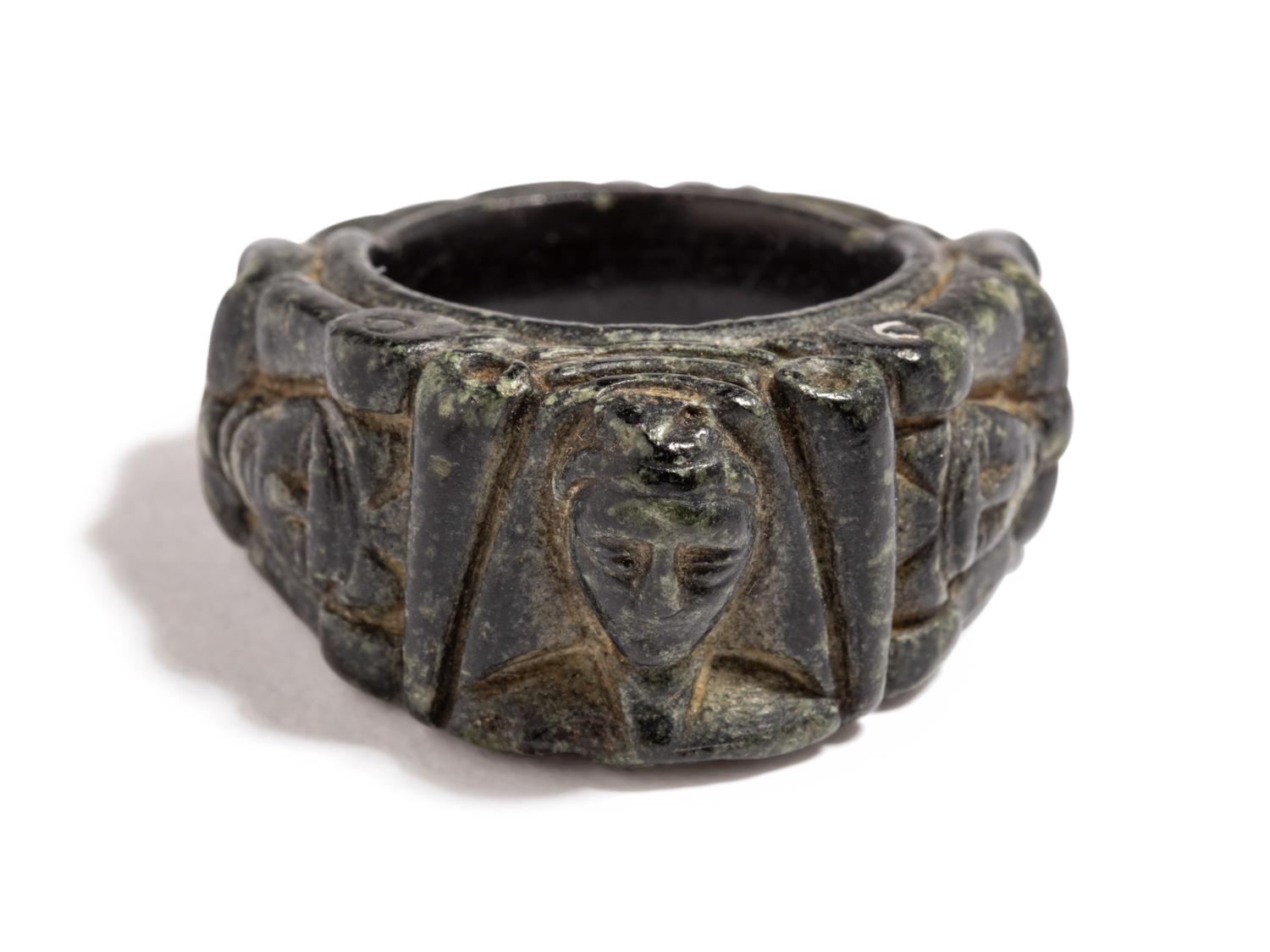 A Gandharan Stone Amulet Ring