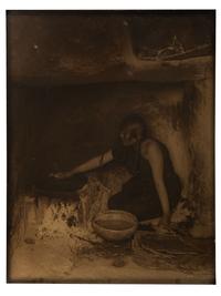 Edward S. Curtis (1868-1952) Piki Maker, 1906
