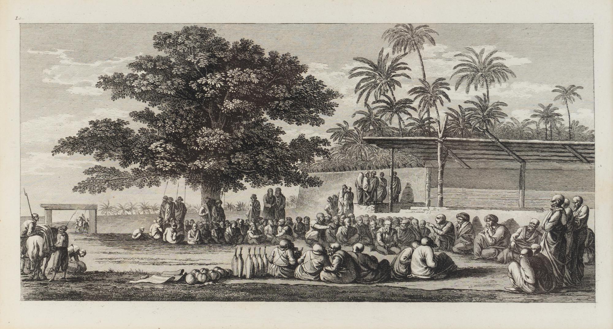A Set of Eight Engravings Depicting Orientalist Scenes