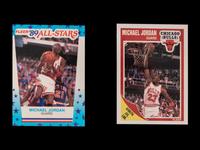 A Complete Set of 1989 Fleer Basketball Cards Including Michael Jordan (168/168)