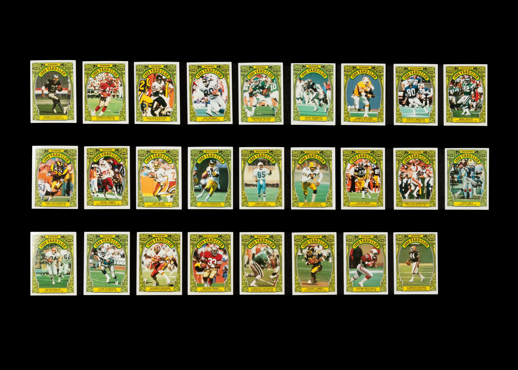 A Complete Set of 1986 Topps Football Cards (396/396)
