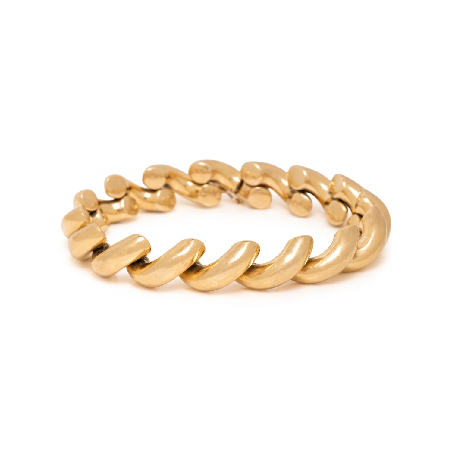 YELLOW GOLD BRACELET