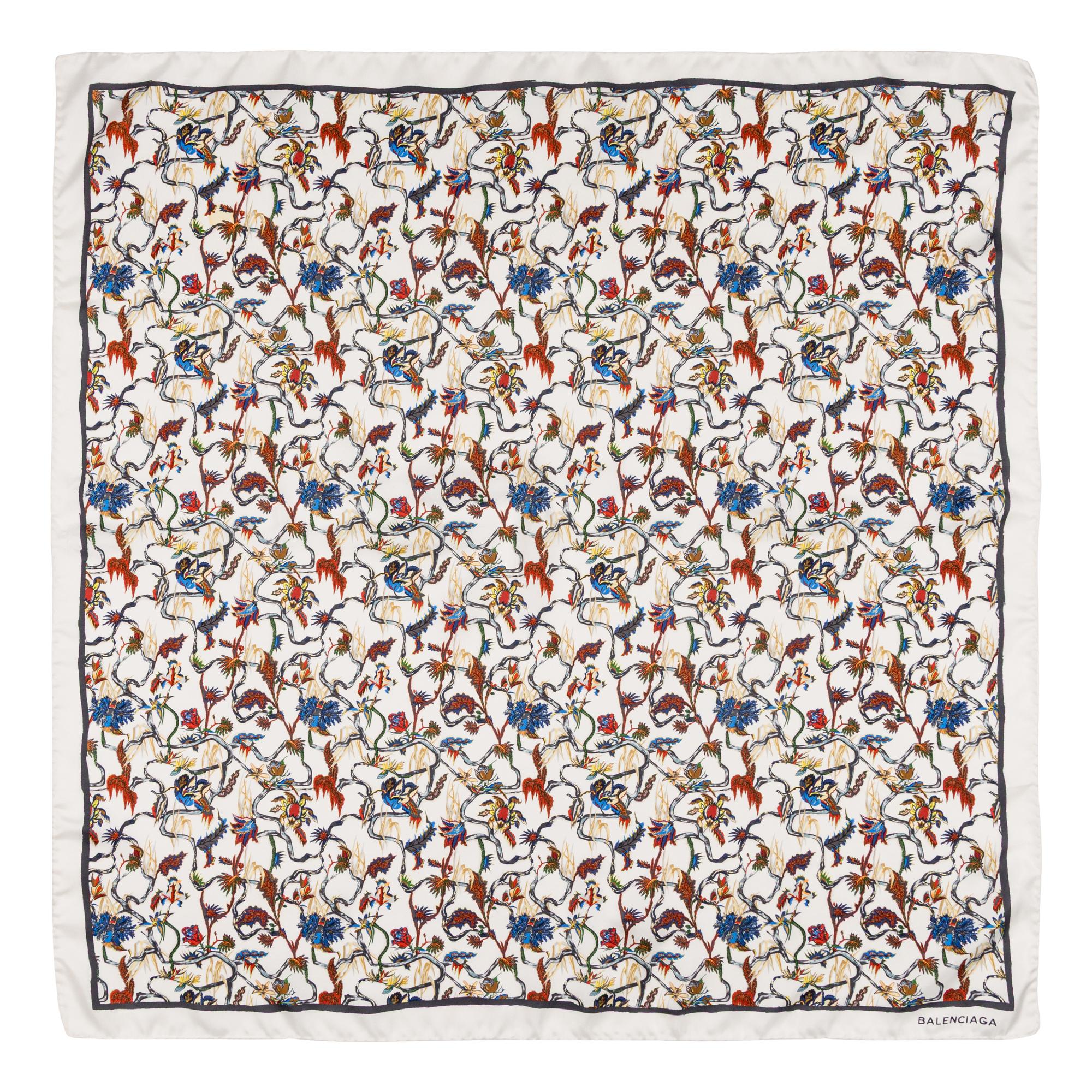 Five French Designer Silk Scarves