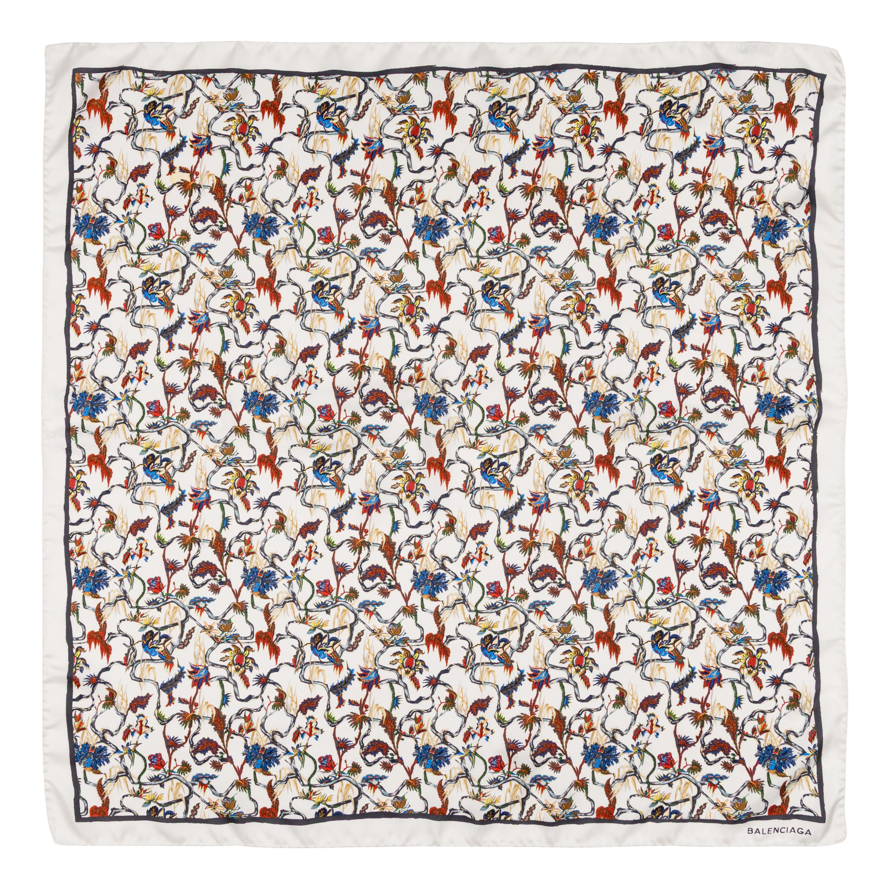 Five French Designer Silk Scarves