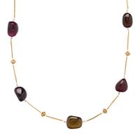 MULTIGEM AND CRYSTAL NECKLACE