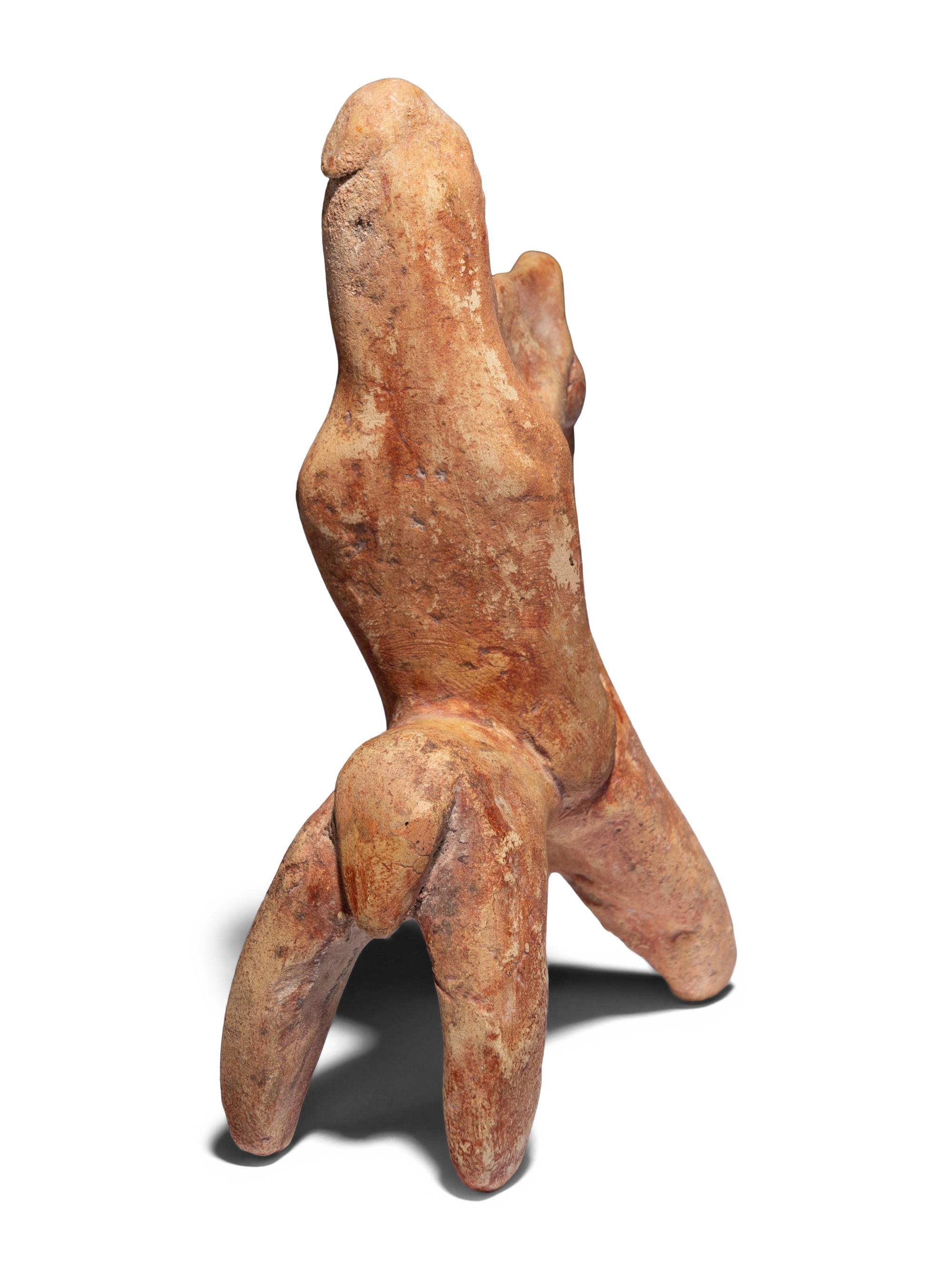 A Cypriot Terracotta Horse and Rider