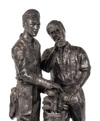 A Jack Nicklaus Signed Autograph Michael Ricker "The Legend Lives" Limited Edition Pewter Sculpture
