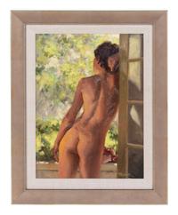 Artist Unknown (20th century) Untitled (Posing Nude) oil on…