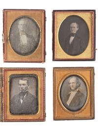 [EARLY PHOTOGRAPHY]. 30 quarter plate daguerreotype portraits of men and women of varying ages.