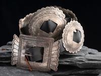 Navajo Sterling Silver Concha Belt