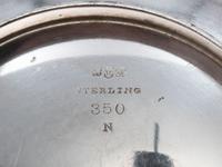 Four American Silver Serving Bowls and a Tray