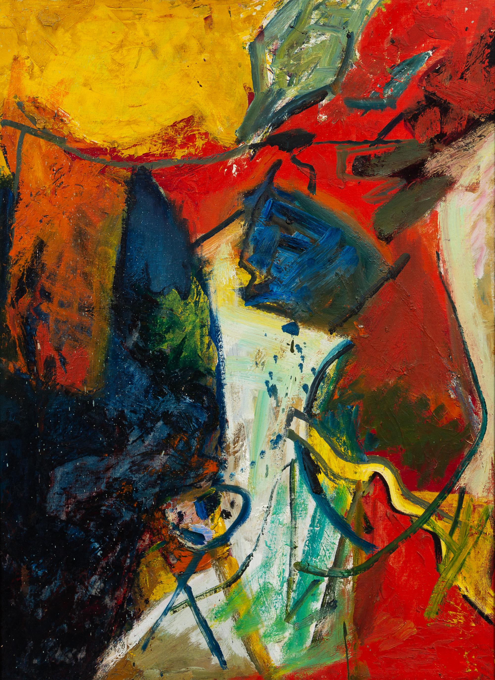 Paul Burlin, (American, 1886-1969), Untitled