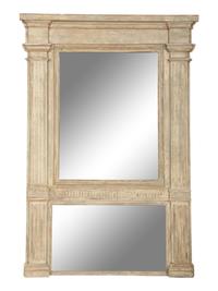 A Neoclassical Style Painted Mirror