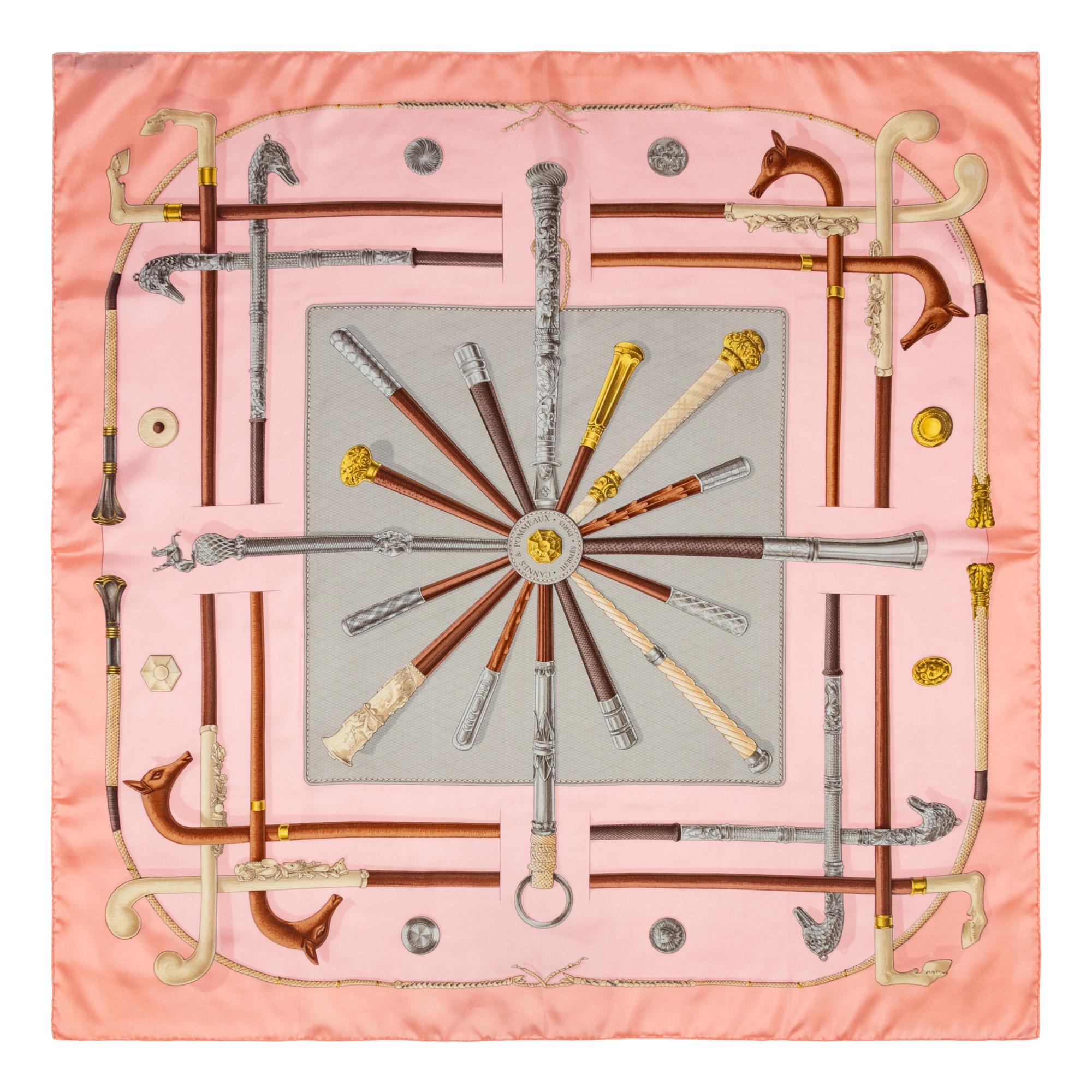 Four Hermès Scarves
