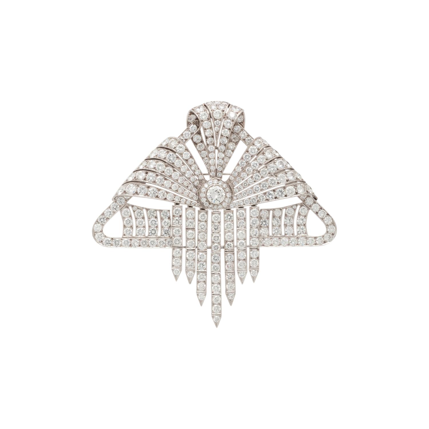 DIAMOND BROOCH PENDANT