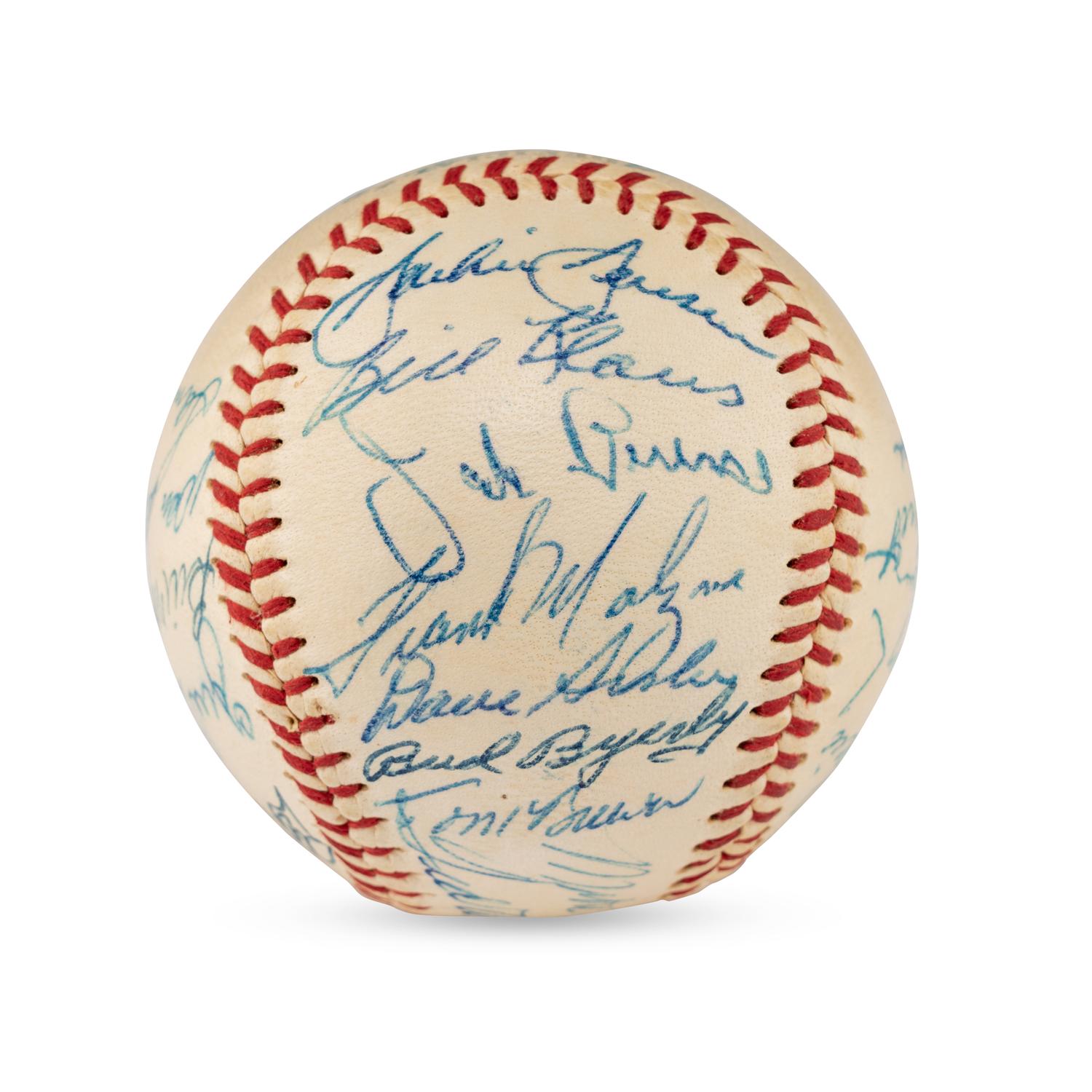 A 1958 Boston Red Sox Team Signed Autograph Baseball Featuring Ted Williams (JSA Letter of Authenticity),