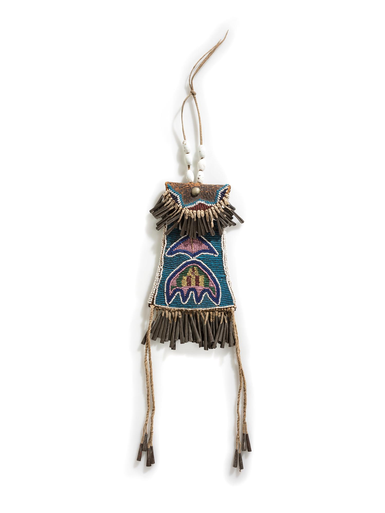 Kiowa Beaded Strike-a-Light Bag