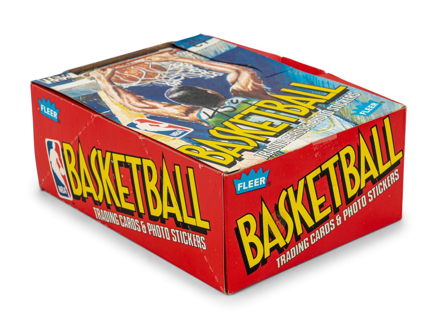 A Wax Box of 1989 Fleer Basketball Cards (36 Packs)