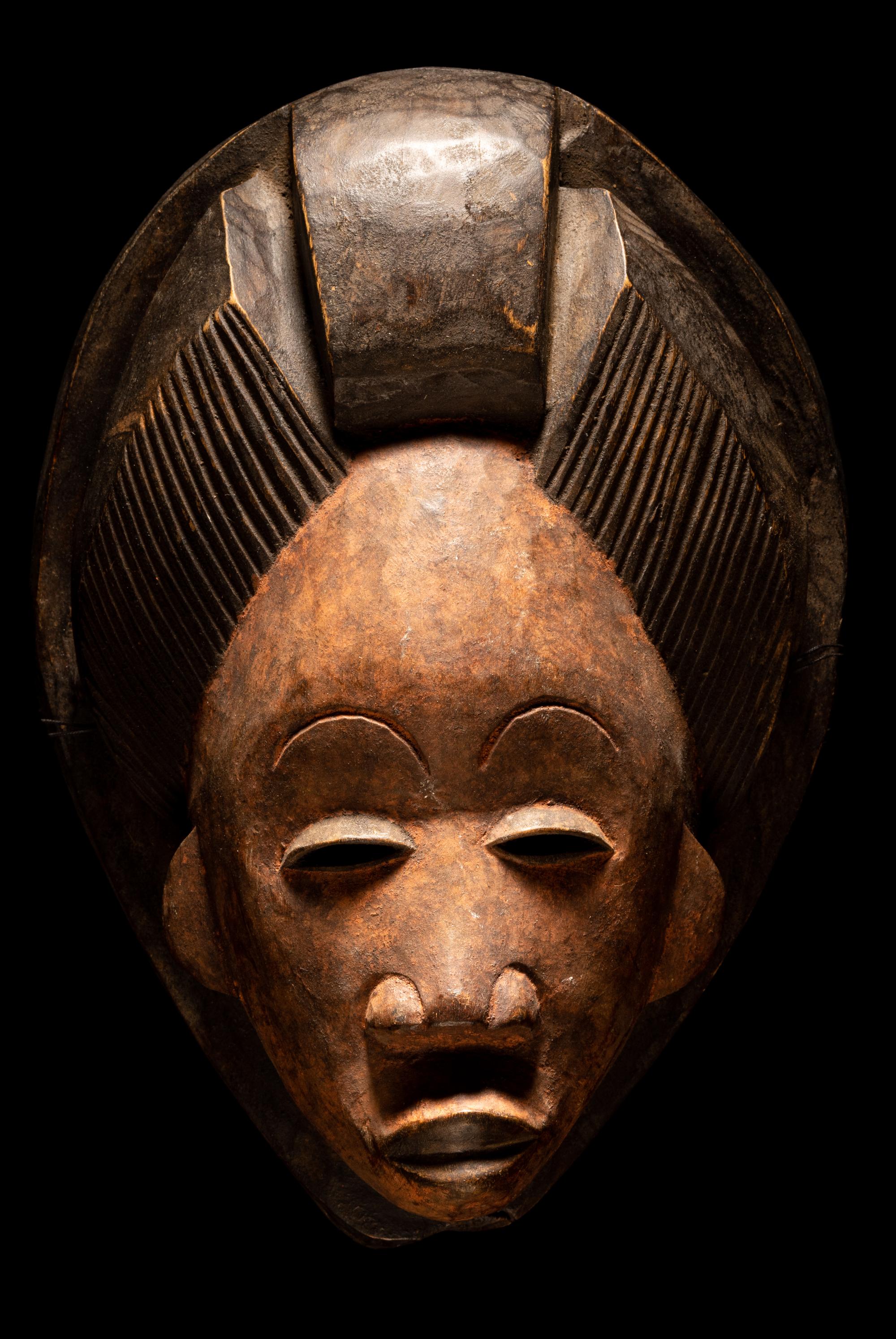 Two Punu Wood Masks