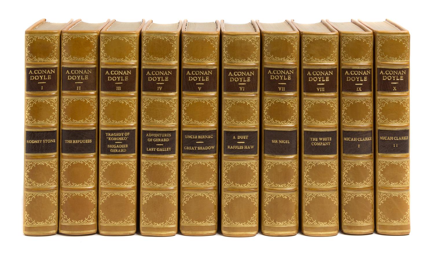 DOYLE, ARTHUR CONAN. [The Works.] Garden City, 1930. 24 vols. Limited, signed.