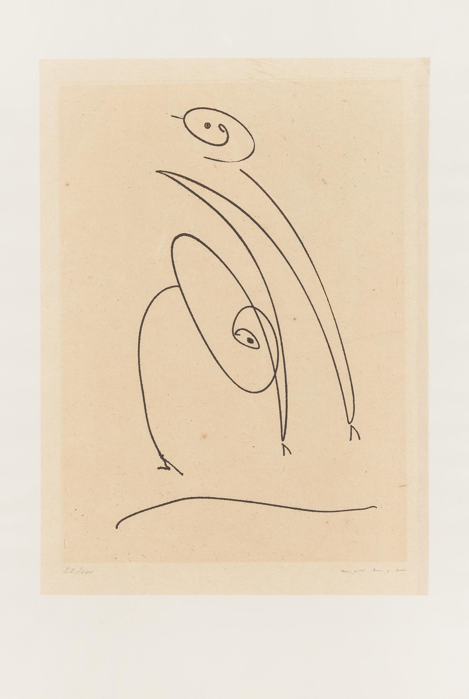 Max Ernst, (German, 1891-1976), Tout en un plus deux, 1971