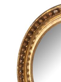 A Regency Giltwood Bullseye Mirror
