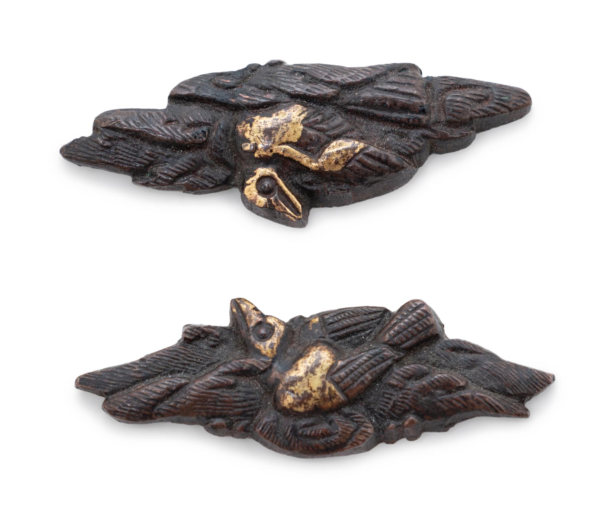 A Set of Five Inlaid Bronze Sword Fittings