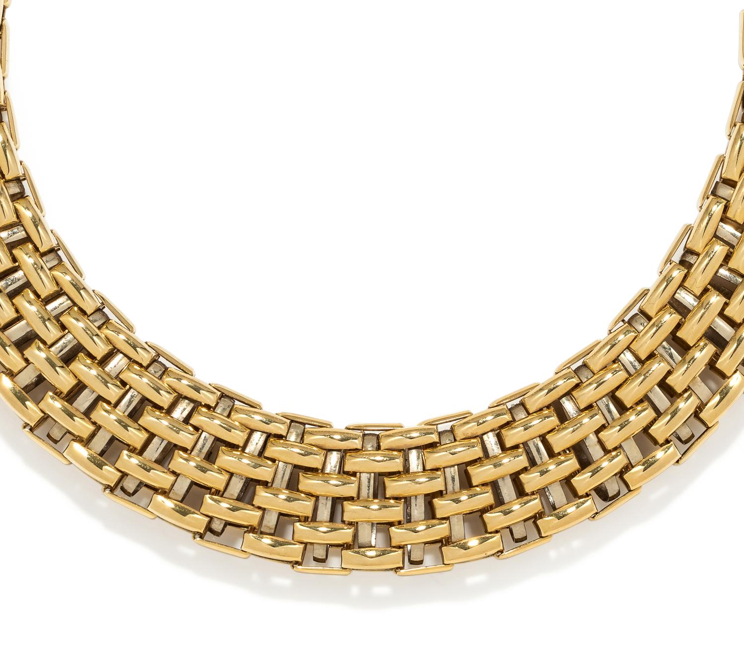 BICOLOR GOLD NECKLACE