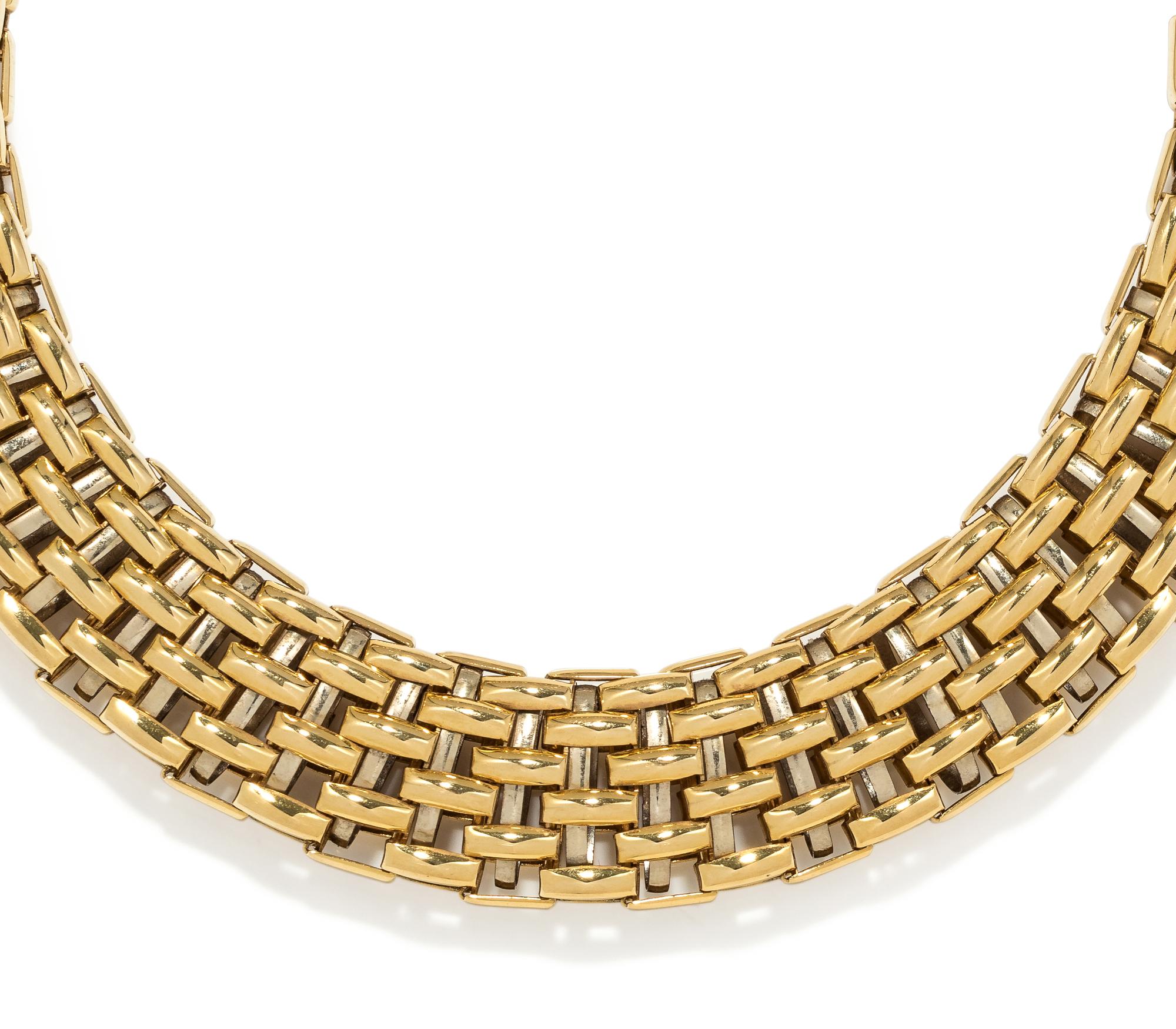 BICOLOR GOLD NECKLACE