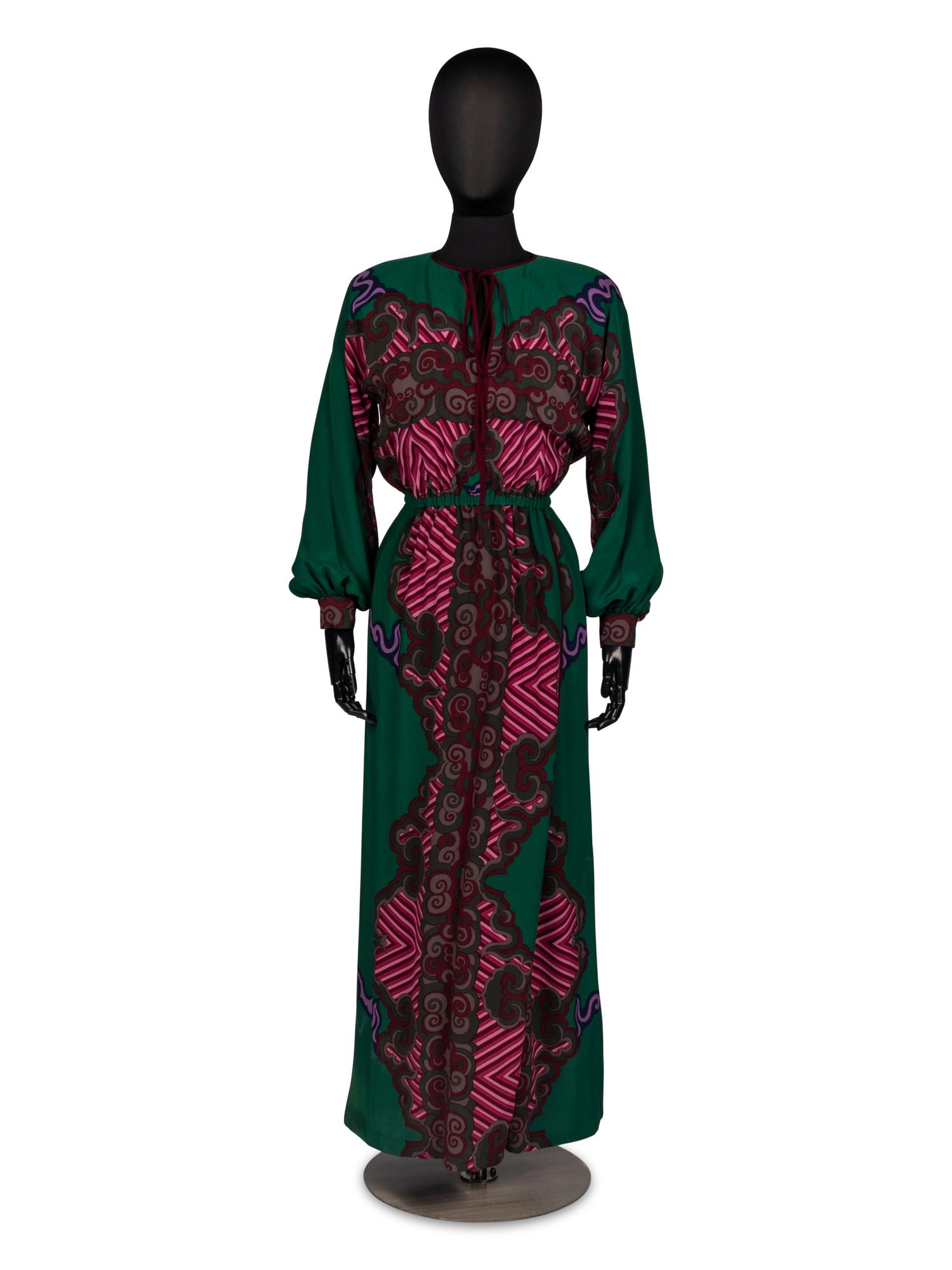 Galanos Silk Dress