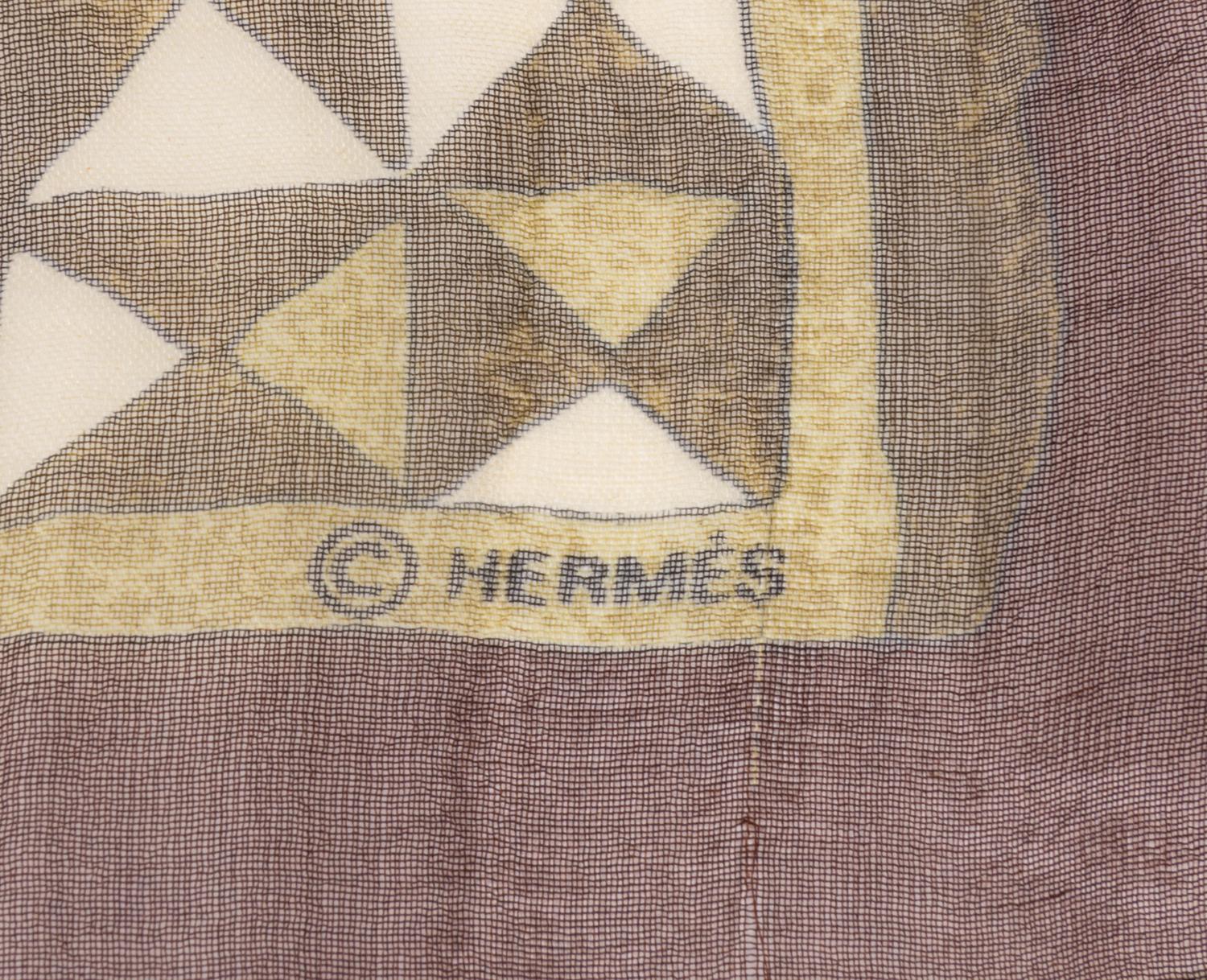 Three Hermès 90cm Silk Chiffon Scarves