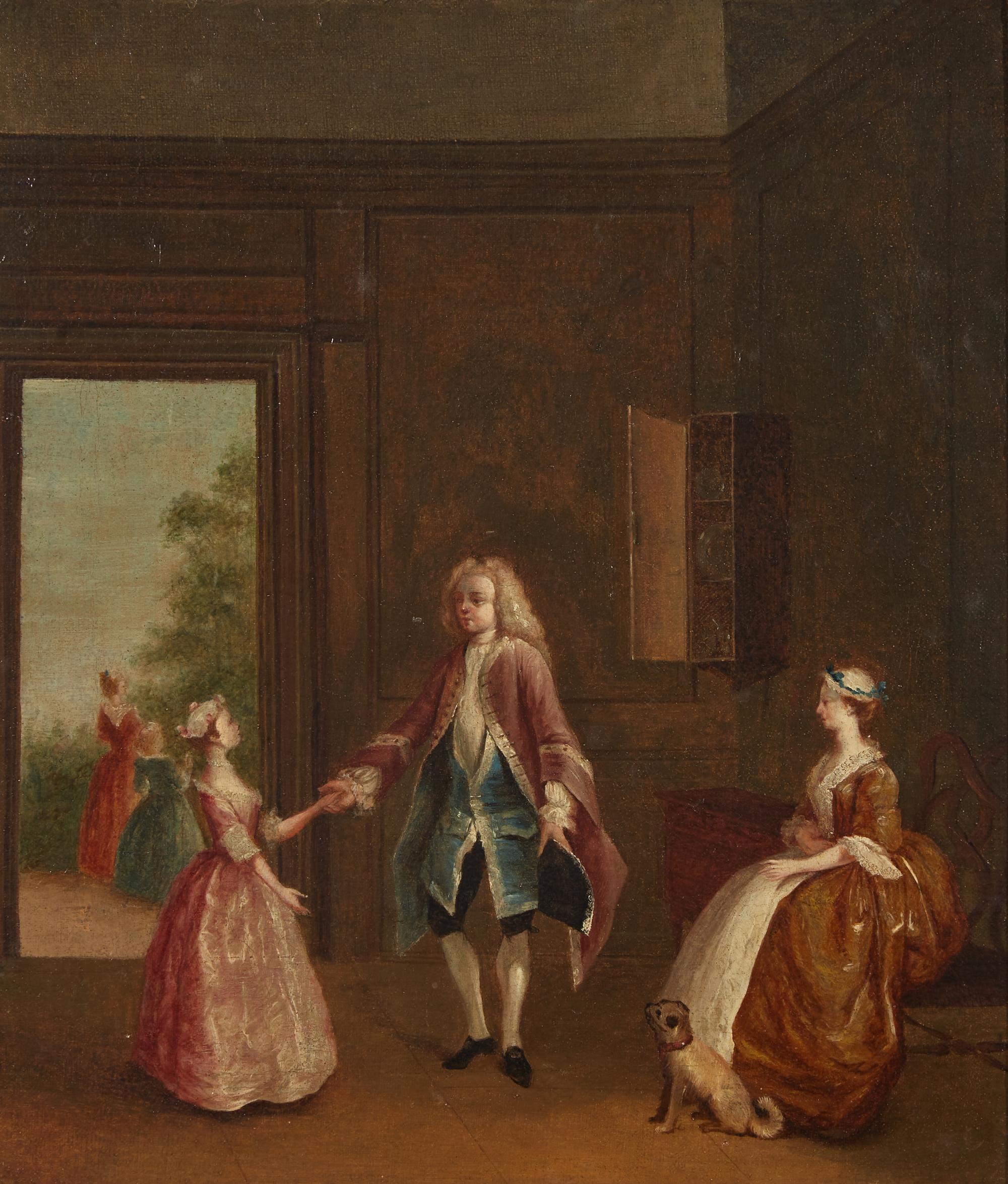 English School 18th century, The Greeting