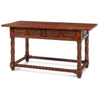 A Spanish Renaissance Style Walnut Library Table