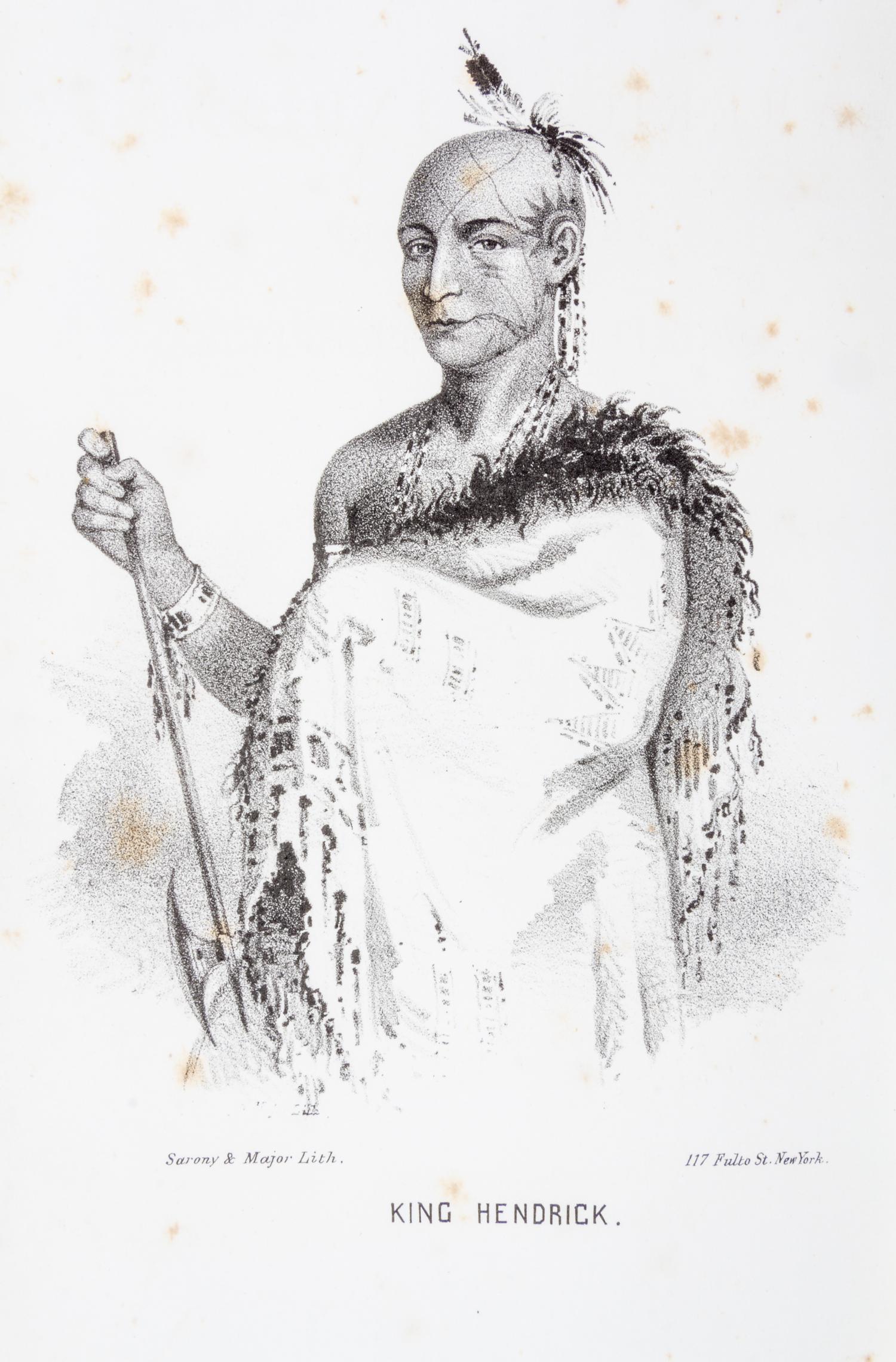 SCHOOLCRAFT, HENRY. The American Indians. Rochester, 1851.