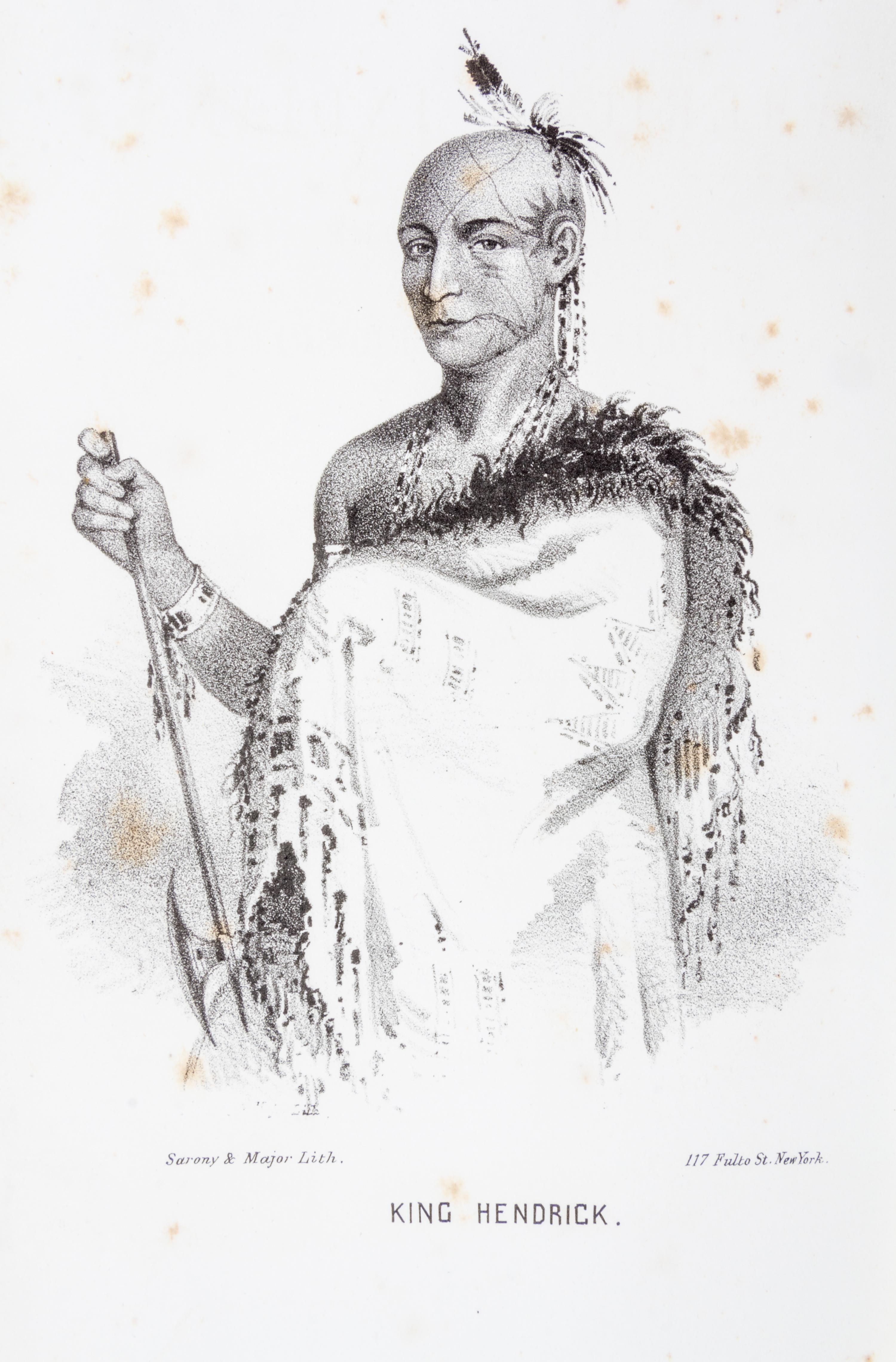 SCHOOLCRAFT, HENRY. The American Indians. Rochester, 1851.