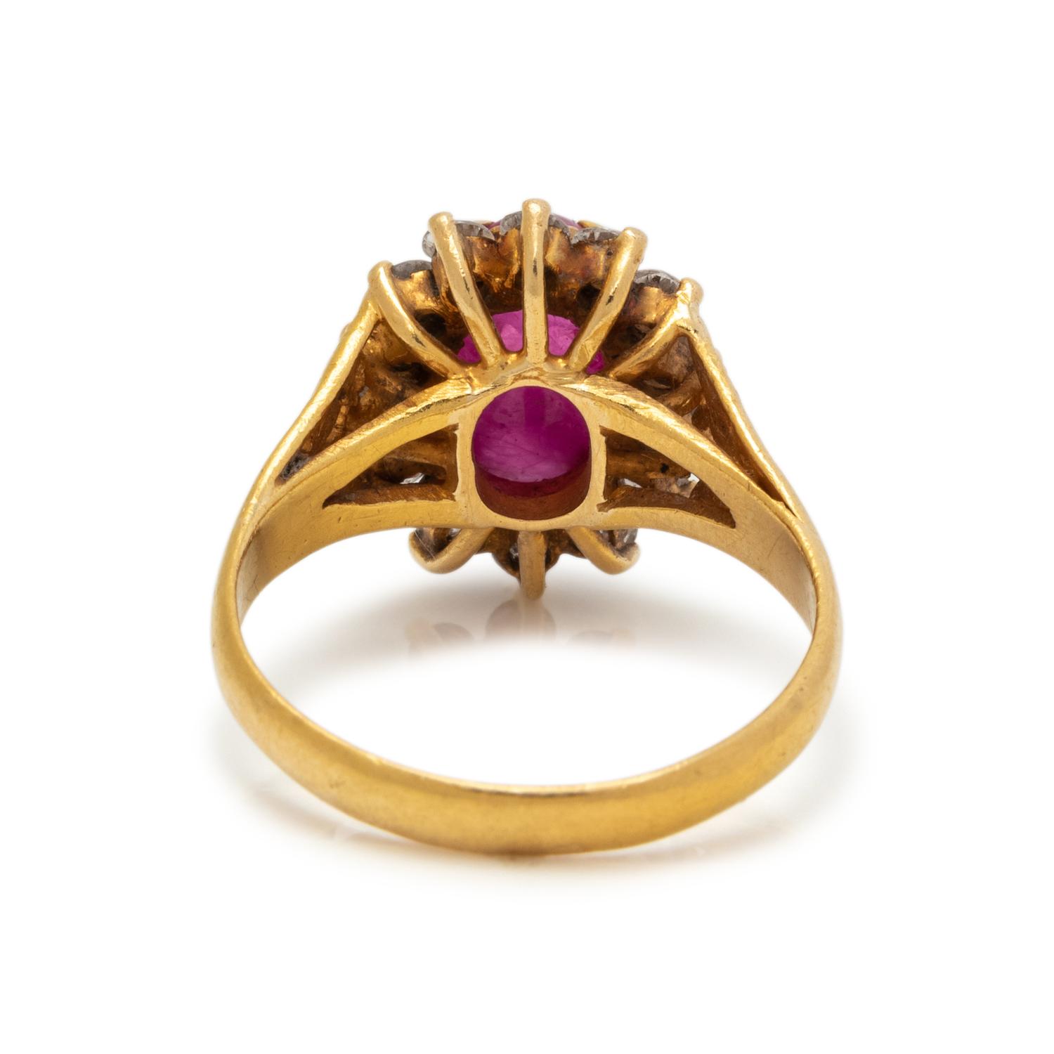 RUBY AND DIAMOND RING