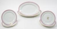 A French Porcelain Partial Luncheon Service Diameter of luncheon plates 9 inches. — 19TH/20TH CENTURY