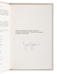 GARDNER, John (1933-1982). A group of 11 works by Gardner, ALL FIRST OR LIMITED EDITIONS, MANY SIGNED, comprising: