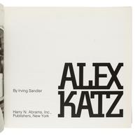 [KATZ, Alex (b. 1927]. SANDLER, Irving. Alex Katz. New York: Harry N. Abrams, Inc., 1979.
