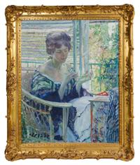 Richard Edward Miller, (American, 1875-1943), The Necklace (La Femme au Collier), c. 1913