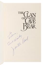 AUEL, Jean M. (b. 1936). A group of 4 INSCRIBED FIRST EDITIONS from the Earth's Children series, comprising: