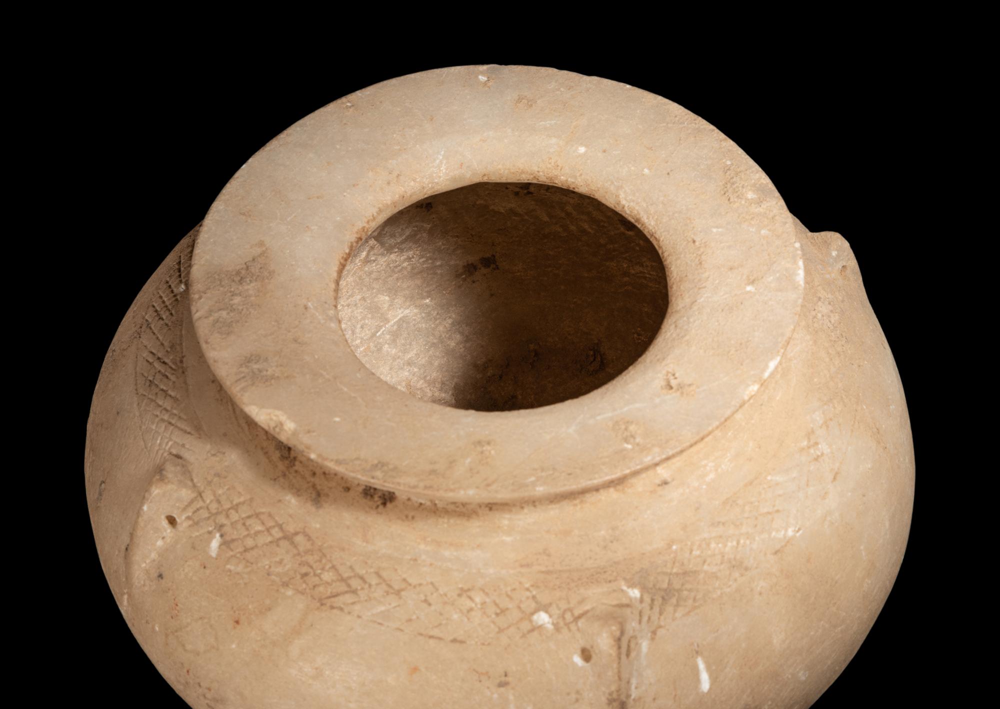 A Mesopotamian Alabaster Bowl